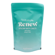 Load image into Gallery viewer, WellbeingMe Epsom Bath Salts Bundle (4 x 1kg) | Glow, Relax, Renew & Unwind