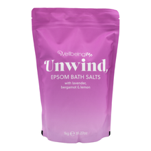 Load image into Gallery viewer, WellbeingMe Epsom Bath Salts Bundle (4 x 1kg) | Glow, Relax, Renew & Unwind