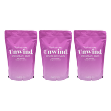 Load image into Gallery viewer, Unwind Epsom Bath Salts with Lavender, Bergamot & Lemon Bundle (3 x 1kg)