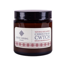 Load image into Gallery viewer, Christmas Cwtch Candle with Spiced Orange &amp; Clove - Natural Soy Candle

