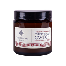 Load image into Gallery viewer, Christmas Cwtch Candle with Spiced Orange & Clove - Natural Soy Candle