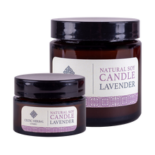 Load image into Gallery viewer, Celtic Herbal - Lavender Natural Soy Candles