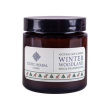 Load image into Gallery viewer, Winter Woodland Candle with Pine & Frankincense - Natural Soy Candle