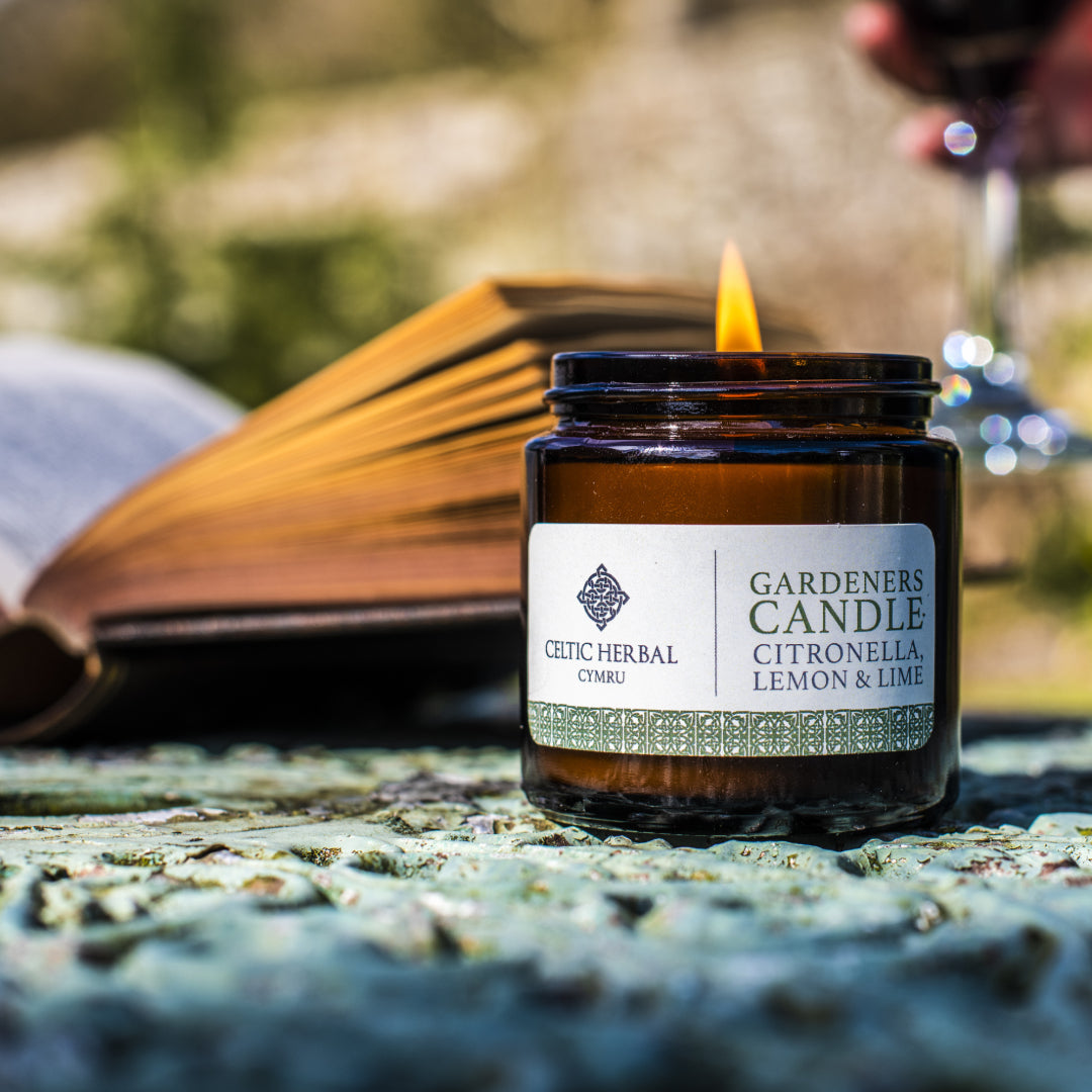 4 X 12 Oz Large Citronella Candles 3-Wick Natural Soy Wax Candles