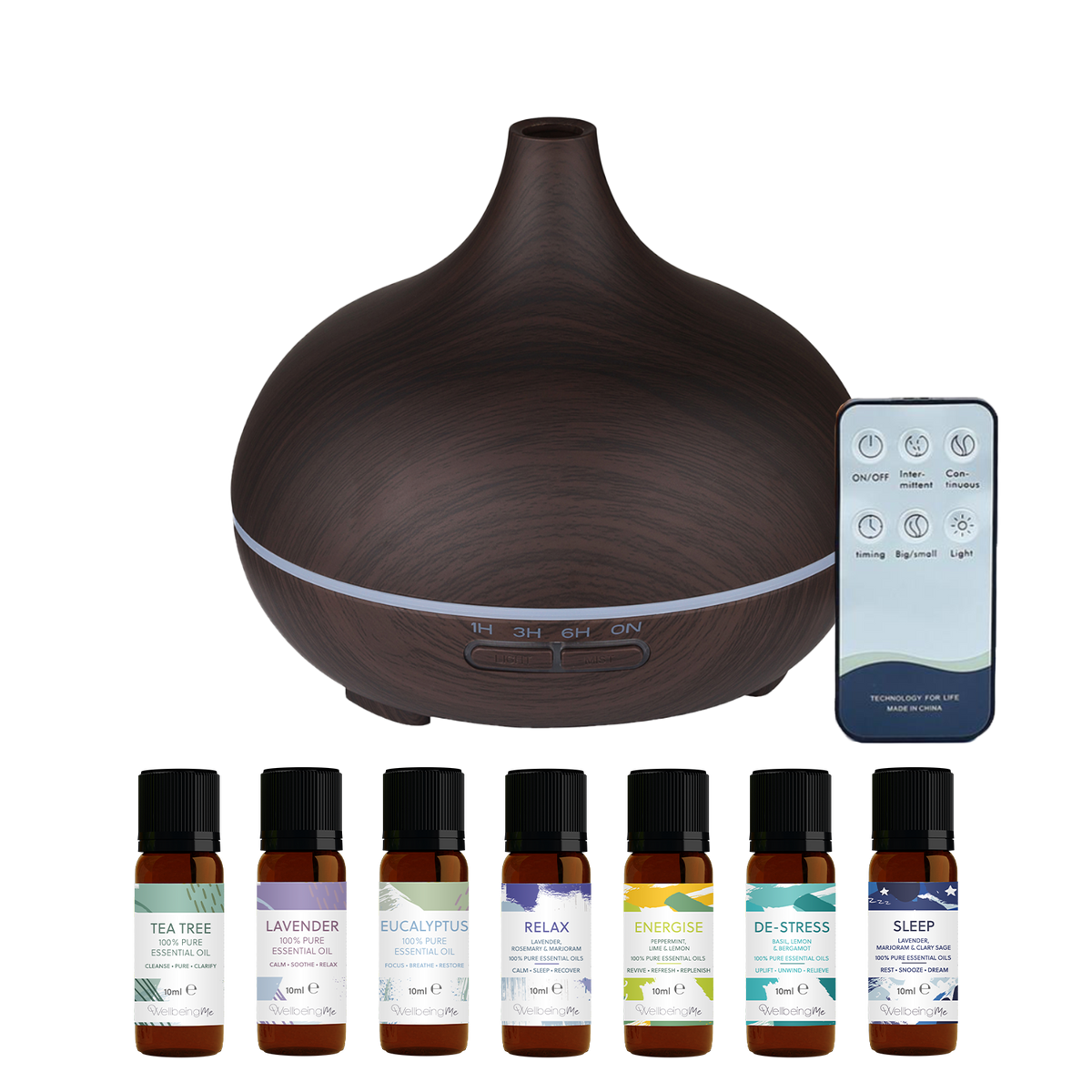 Aromatherapy Essential Oil Diffuser and essential oil bundle