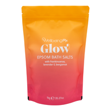 Load image into Gallery viewer, Glow Epsom Bath Salts with Frankincense, Lavender &amp; Bergamot Bundle (3 x 1kg)
