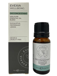 Decongestant - Eucalyptus, Peppermint & Lemon Essential Oil Blend 10ml