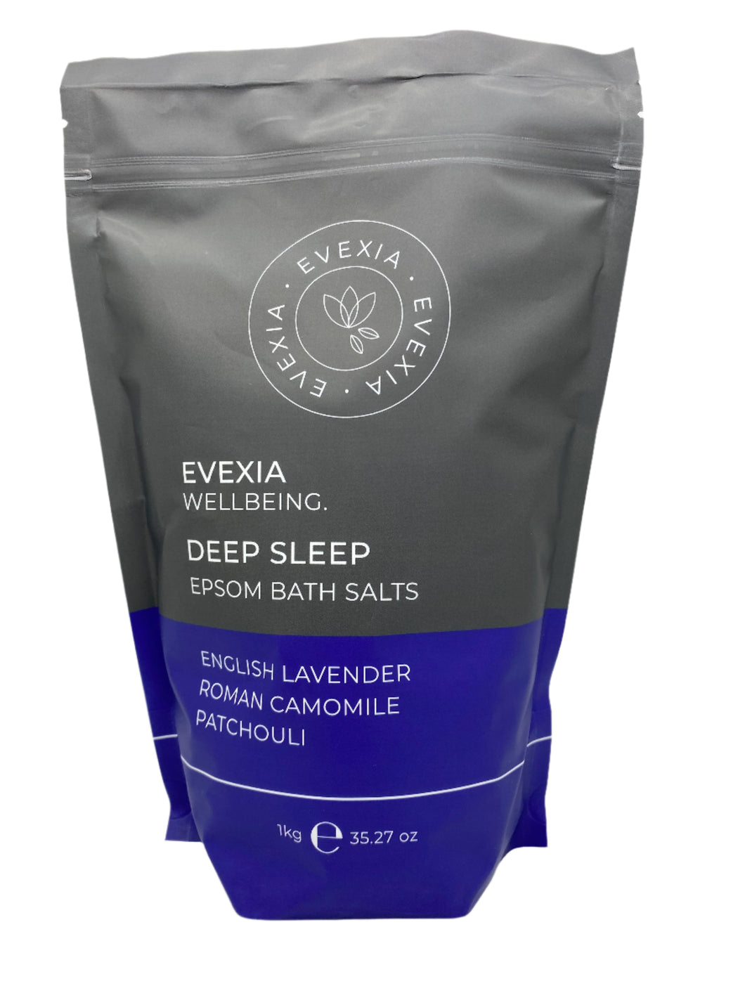 Deep Sleep Epsom Bath Salts with English Lavender, Roman Camomile & Patchouli 1kg