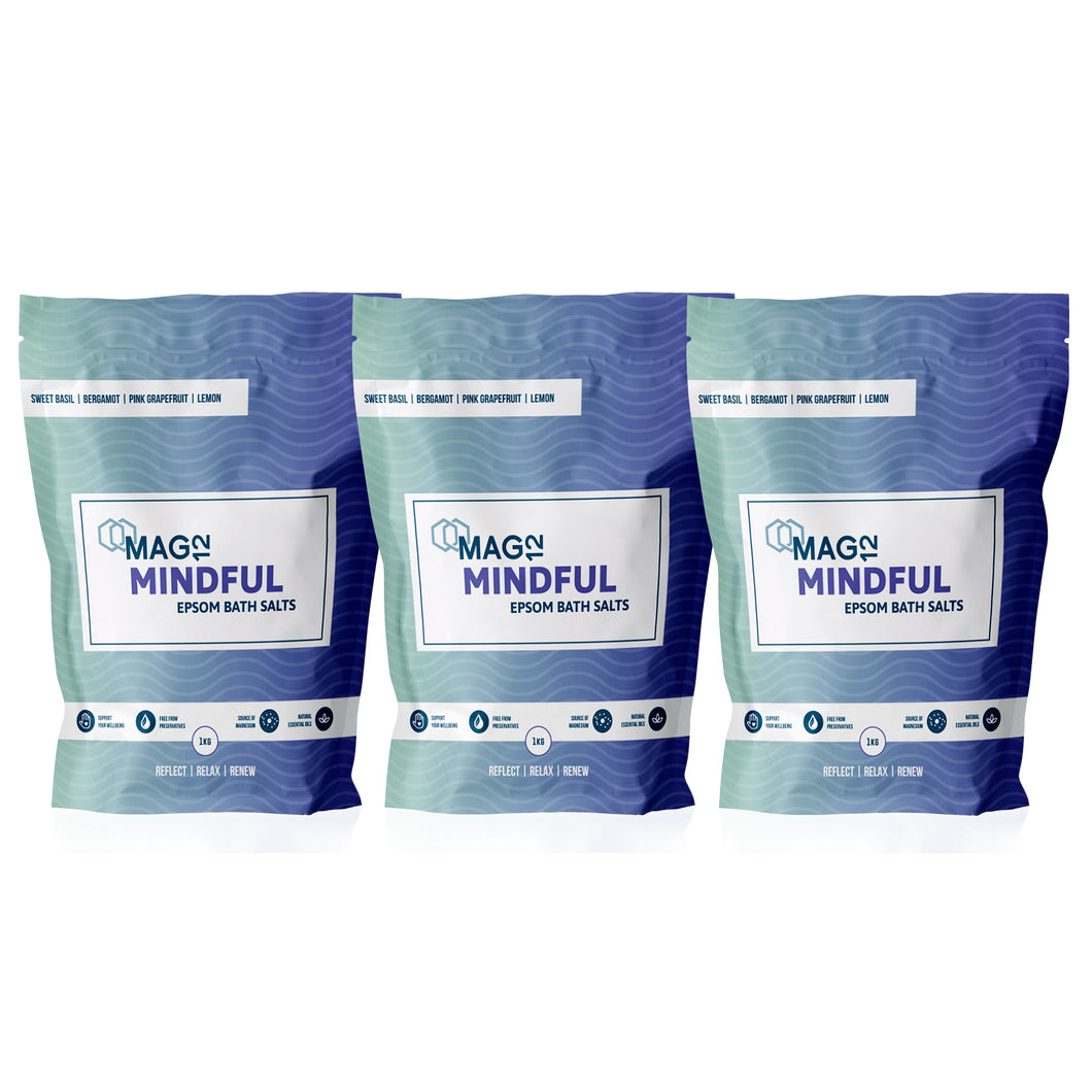 Mindful Epsom Bath Salts Bundle (3 x 1kg)