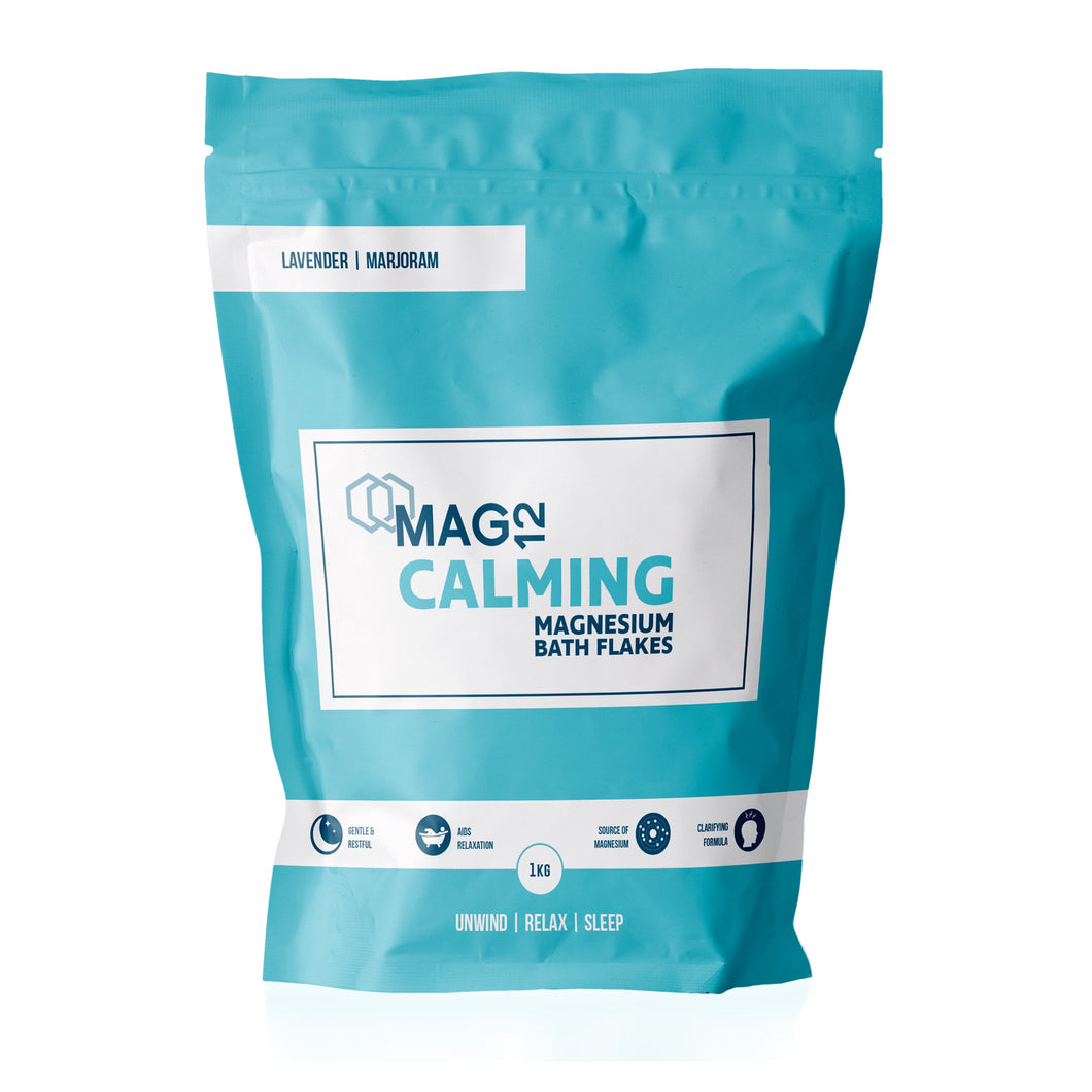 Calming Magnesium Bath Flakes with Lavender & Marjoram 1kg