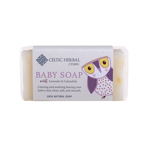 Celtic Herbal - Baby Soap with Lavender & Calendula - Lavender & Calendula essential oils are anti inflammatory, antibacterial, antiseptic