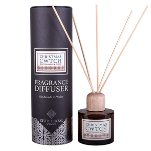 Celtic Herbal - Christmas Cwtch Reed Diffuser with Spiced Orange and Clove 100ml