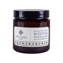 Load image into Gallery viewer, Winter Woodland Candle with Pine &amp; Frankincense - Natural Soy Candle
