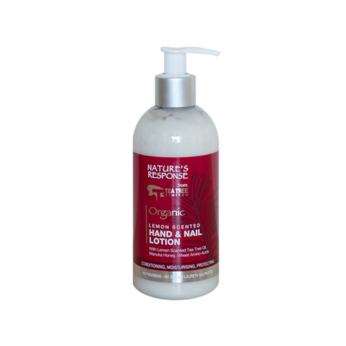 Nature's Response Lemon Scented Hand & Nail Lotion 300ml
