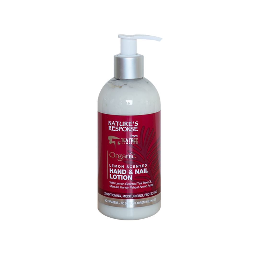 Nature's Response Lemon Scented Hand & Nail Lotion 300ml