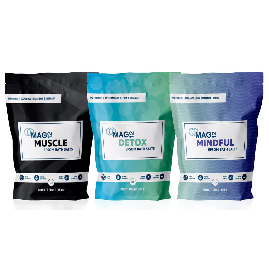 Epsom Salts Bundle | Mindful, Muscle and Detox