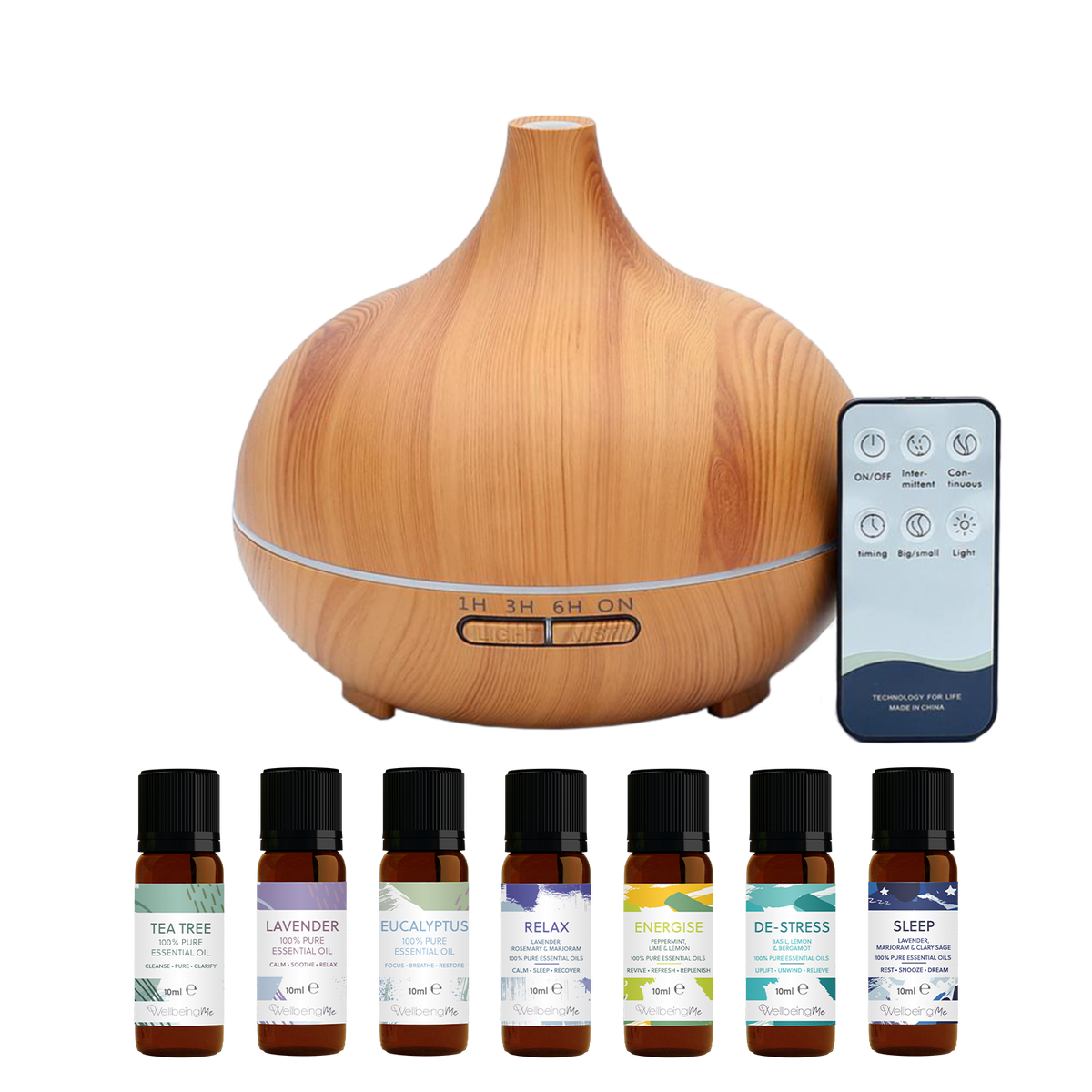 Electric Aromatherapy Essential Oil Diffuser and essential oil bundle ...