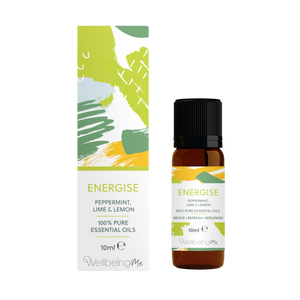 WellbeingMe - Energise - Peppermint, Lime & Lemon Essential Oil 10ml