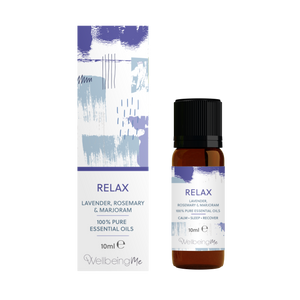 WellbeingMe - Relax - Lavender, Rosemary & Marjoram Pure Essential Oils 10ml