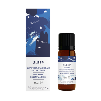 WellbeingMe Sleep - Lavender, Marjoram & Clary Sage Essential Oil 10ml
